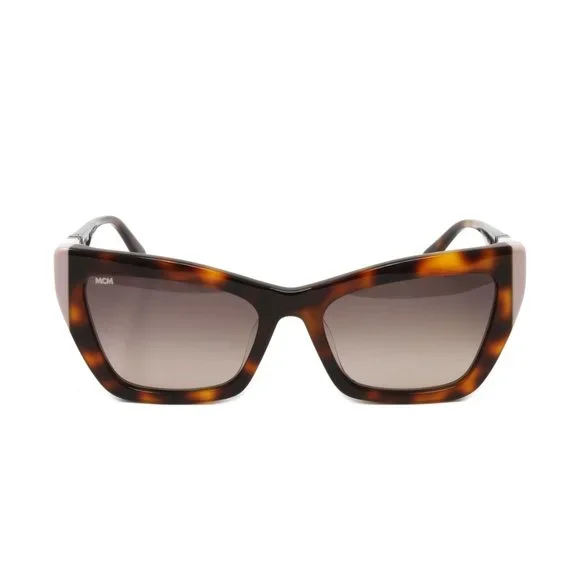 MCM Sunglasses Women's Cat Eye MCM722SLB 232 Tortoise Pink 54mm NEW! - Picture 2 of 4